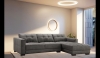Adeline Sectional Sofa(Dark Gray)