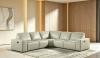  LOUISE/DUBLIN SECTIONAL SOFA (SAND BEIGE)