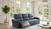 Ethan Power Recliner (Navy Blue)