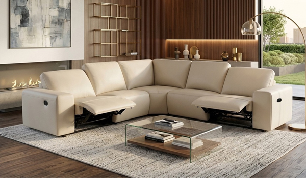  Osella Manual  Recliner Sectional (5PCS) 